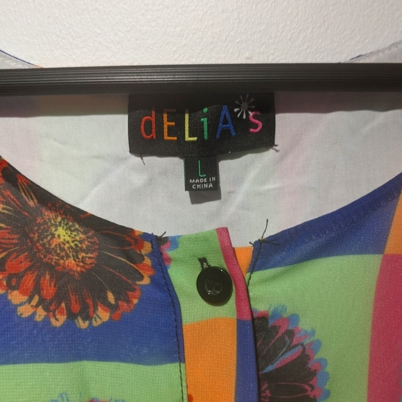 Multi-colored flower dress - Picture 2 of 2